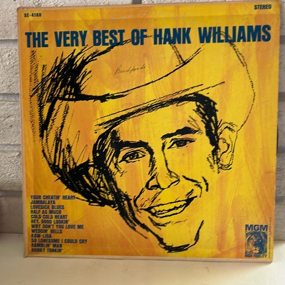 MGM Other - The Very Best of Hank Williams LP Record